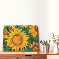 thumbnail image 4 of Balery Vibrant Sunflower Painting Pattern Canvas Decorative Picture – 30x40in Premium Wall Art, Modern Canvas Print for Home Decor（Horizontal）, 4 of 6
