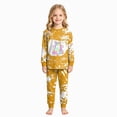 thumbnail image 6 of CAUYDY Boys Girls Halloween Pajamas Graphic Long Sleeve Pant Sets Pjs Kids Holiday Sleepwear,5Y, 6 of 8