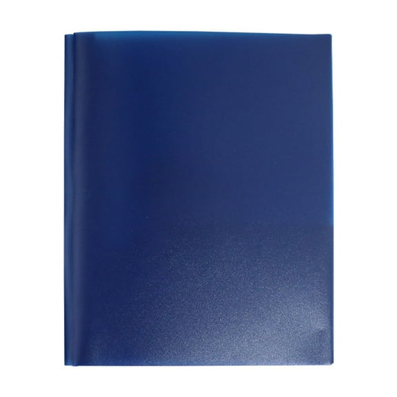 Hot Sale! Plertrvy Two Pocket Folder Three Hole Punch Prong Fasteners Letter Size Extra Tough Folders Assorted Colors, Plastic Folder Dark Blue, Collapse Folder Clearance on Sale