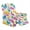 Butterfly Colorful, variant on Renewold Daisy Floral Beige Couch Cover Recliner Comfy Chair Cover for Recliner 4 Pieces Anti-Slip Single Seat Couch Slipcover Stretch Furniture Protector for Living Room