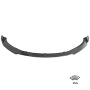 Ikon Motorsports Front Bumper Lip Compatible With 2017-2023 Tesla Model 3 Sedan 4-Door, IKON Style Carbon Fiber Print PP Front Lip Spoiler Wing