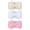 Beige pink white, variant on 3PCS Handmade Baby Girls Headbands Soft Stretchy Nylon Hair Bands Hair Accessories with Bows for Newborn Baby Girls Infant Toddlers Kids