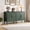 Green, variant on Costway 58" Vintage Buffet Cabinet with 4 Doors & 2 Shelves, Storage, Pine Wood Legs Black