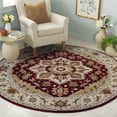 thumbnail image 2 of SAFAVIEH Royalty Corine Oriental Area Rug, Red/Beige, 7' x 7' Round, 2 of 10