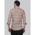thumbnail image 5 of Tropical-luxe Men's Printed Full Sleeve Casual Linen Shirt, 5 of 6
