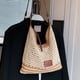thumbnail image 4 of Bolso Hombro Punto Estético Mano Ganchillo Ahuecado para Mujer, 4 of 9