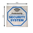 thumbnail image 2 of Hy-Ko Vinyl Security System Sign, 4x4 inch, Self-adhesive Silver Door/Window Sign, 2 of 13