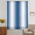 thumbnail image 3 of Lake Blue White Ombre Sheer Curtains 63 Inches Long, Retro Minimalist Gradient Art Light Filering Curtains, Breathable Simi Curtain Privacy Drapes for Living Room Bedroom Lightweight Window Treatment, 3 of 9