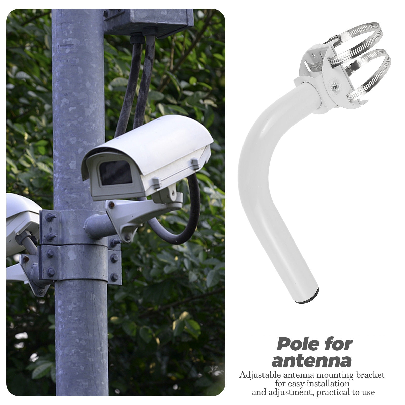 WRITWAA Universal Wireless Bridge Bracket 2Pcs White Steel – picture 9