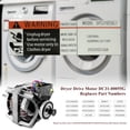 thumbnail image 2 of Dfs270Zsel1 Motor De Secadora Compatible Con Samsung Ap5331095 Motor De Secadora Compatible Con Samsung Dfs270Zsel Dc31-00055H Dc31-00055G Dc31-00055D Compatible Con Samsung Dv45K6200Ez Dv328Aew Dv40J, 2 of 7