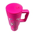 thumbnail image 3 of Termo de acero inoxidable color fucsia, Snoopy, de 1.2 litros con agarradera de silicona, 3 of 5