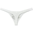 thumbnail image 5 of Botmois 5 PACK Men's T-back Briefs Cheeky Low-rise Bikini Tangas Posing Pouch Thongs Mini Hipster Underwear Ultrathin Lingerie Panties 5VSD X, 5 of 5