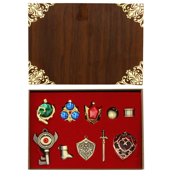 Boss Key & Icon - The Legend of Zelda Necklace & Keychain 10 pc. Pendant