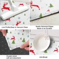 thumbnail image 3 of White Christmas Reindeer and Tree Pattern Kitchen Rug Mat,Kitchen Runner Rugs Non Skid Washable,Decorative Kitchen Floor Mats for Kitchen,Sink,Laundry,17"X47", 3 of 5