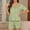 Green, variant on SYMOID Soft Womens Pajama Sets Cozy Button Up Pajamas Green Size L