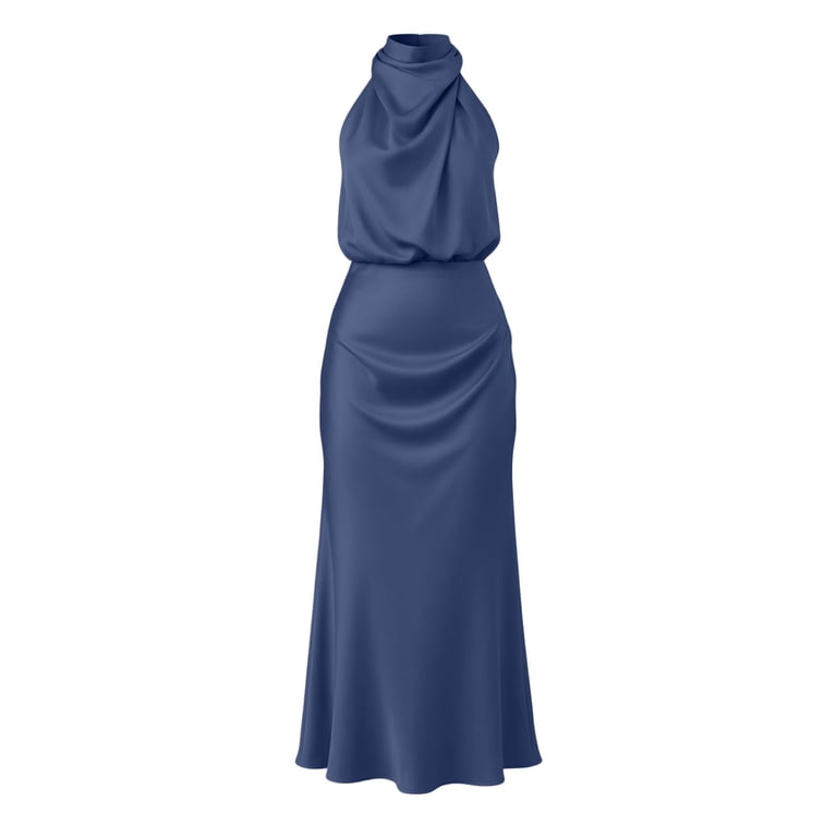 sleeveless draped midi dress Old Navy Women's Sleeveless Draped Midi Dress - Brown