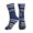 1 Black, variant on Women's Men's Thin Blue Line Flag Print Colorful Novelty Pattern Crew Athletic Socks