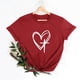 thumbnail image 4 of Camisetas de Manga Corta para las Mujeres Casual Día de Pascua Impresión Cuello de Tripulación Suelta Camiseta, Poliéster Spandex, 4 of 7