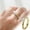 Silver, variant on Rings Adjustable Size Women's Rings Elegant Rings for Men and Women Gifts for Special Occasion Silver Gold Tone
