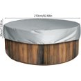 thumbnail image 2 of SPA Cover For Hot Tub,Waterproof Round Inflatable Hot Tub Cover - Water-Resistant Pool Dust Cover, 2 of 5