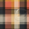 thumbnail image 4 of Plaids Pattern with Yellow Orange Black Shower Curtains with 12 Hooks Waterproof Bathroom Decor 66" x 72", 4 of 6