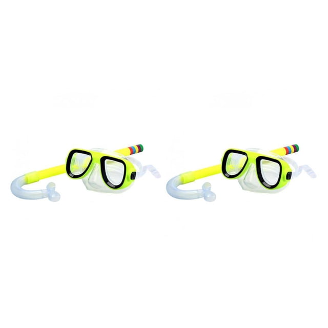 Protector facial Soidarity para niños Deportes acuáticos Amarillo 2piezas
