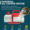 thumbnail image 5 of Single-Stage Rotary Vane Vacuum Pump for HVAC/Auto AC Refrigerant Recharging(TA350), 5 of 7