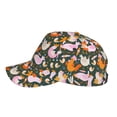 thumbnail image 5 of Daiia Roosters and Chicks print Baseball Cap Men Women Golf Dad Hat Adjustable Original Classic Low Profile Hat Unconstructed Plain Cap, 5 of 9