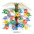 thumbnail image 6 of 6 Pack Beistle 50th Birthday Party Cascade Centerpiece - multi-color, 6 of 6