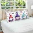 thumbnail image 5 of Coolnut Cute Gnomes Plush Pillow Case, Zippered Bed Pillow Pillowcases, Super Soft and Cozy Pillowcase Covers for Sleep Decor Giftsation - Standard Size 20x26in, 5 of 7