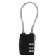 thumbnail image 3 of Candado con cable con contraseña, candado con cable, candado de combinación aprobado por la TSA, candado de seguridad probado profesionalmente, 3 of 9