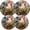 Black0939, variant on Electric Stove Burner Covers,4 Pcs Round Gas Burner Cover,8 and 10 Inch,grey wolf in snow