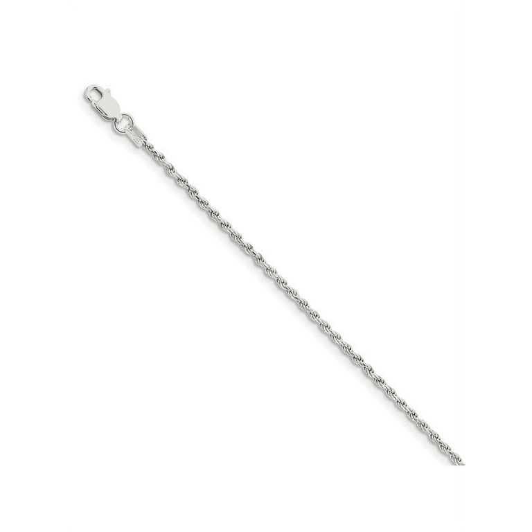 Walmart silver outlet rope chain