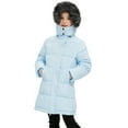 thumbnail image 4 of ZSHOW Girls' Recycled Jacket Waterproof Winter Coat Insulated Snow Jacket with Hood Light Blue 6/7, 4 of 9