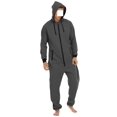 thumbnail image 4 of xiaxaixu Men Fall Sleeping Jumpsuit, Hooded Long Sleeves Zip-Up Romper, 4 of 6