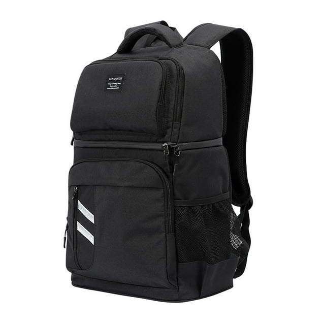 Sonducket Bolsa de almuerzo aislada hombro ajustable cerveza vino de doble capa a prueba de fugas multicompartimento contenedor de alimentos Picnic Kits de desorden para acampar Sonducket OD028461-00