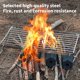 thumbnail image 4 of Parrilla portátil plegable de acero inoxidable para estufa de camping | Soporte para cocinar al aire libre y hornear | Parrilla compacta para barbacoa, ideal para camping, picnic y mochileros, 4 of 6