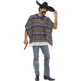 thumbnail image 3 of Smiffys Mens Authentic Looking Poncho, 3 of 3
