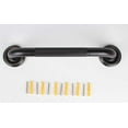 thumbnail image 4 of 18-Inch Grab Bar Featuring Anti-Slip Handrail, Solid Brass, Oil Rubbed Bronze, Heavy-Duty Construction Armrest, Bathroom Bathtube Shower Safety Rail, 4 of 14