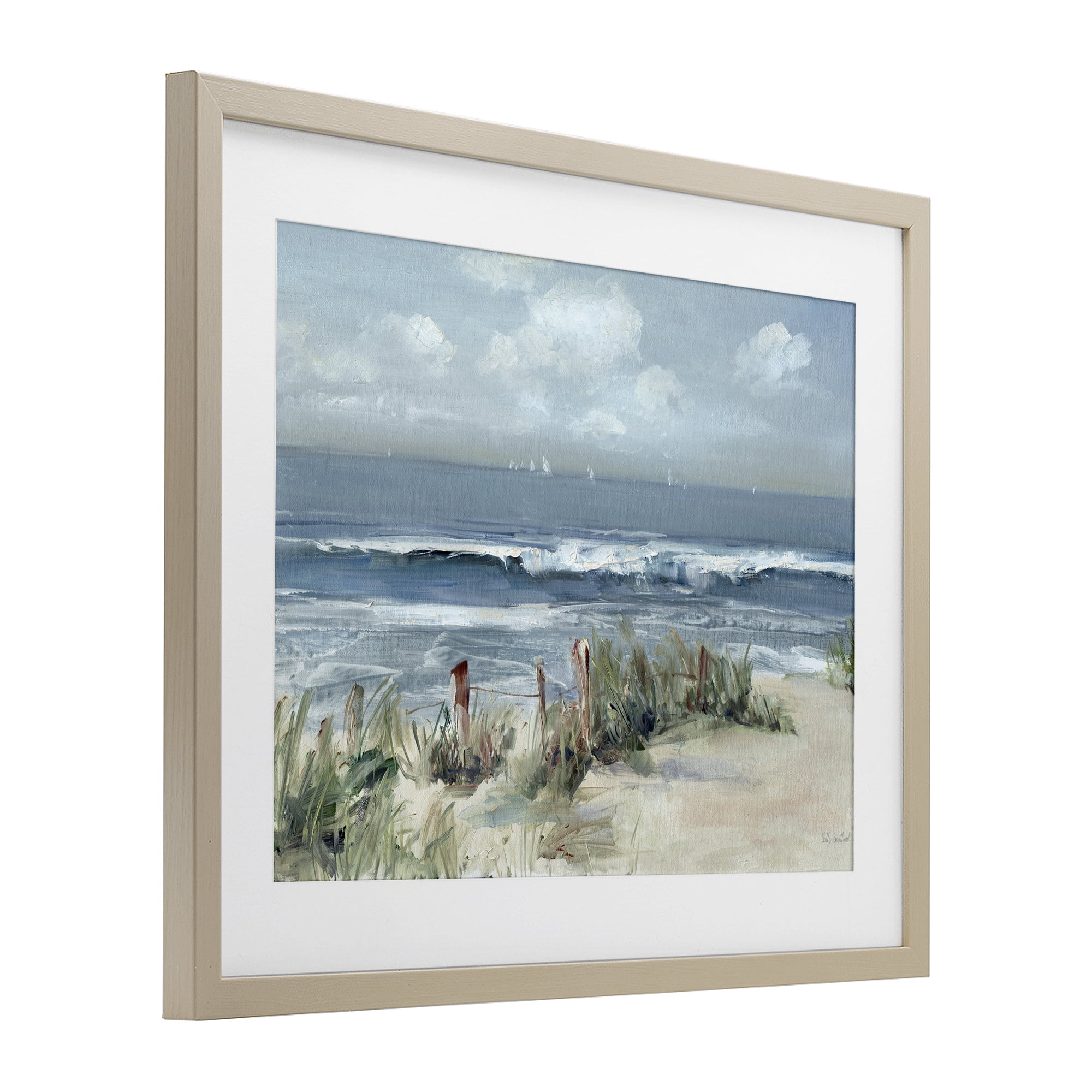 Stupell Industries Brushed Expression of Coast Birch Framed Print Under Glass, design by Sally Swatland