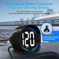thumbnail image 3 of Hud Gps Speedometer Universal Car Heads-up Display 2.7inch Speed Meter With Compass Over Speed Alarm For All Vehicle, 3 of 5