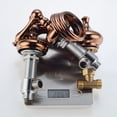 thumbnail image 6 of Renovators Supply Bathroom Faucets 8" Widespread Brass Bathroom Sink Faucet w/Rose Gold PVD Coating Finish and Pop Up Drain, 6 of 9
