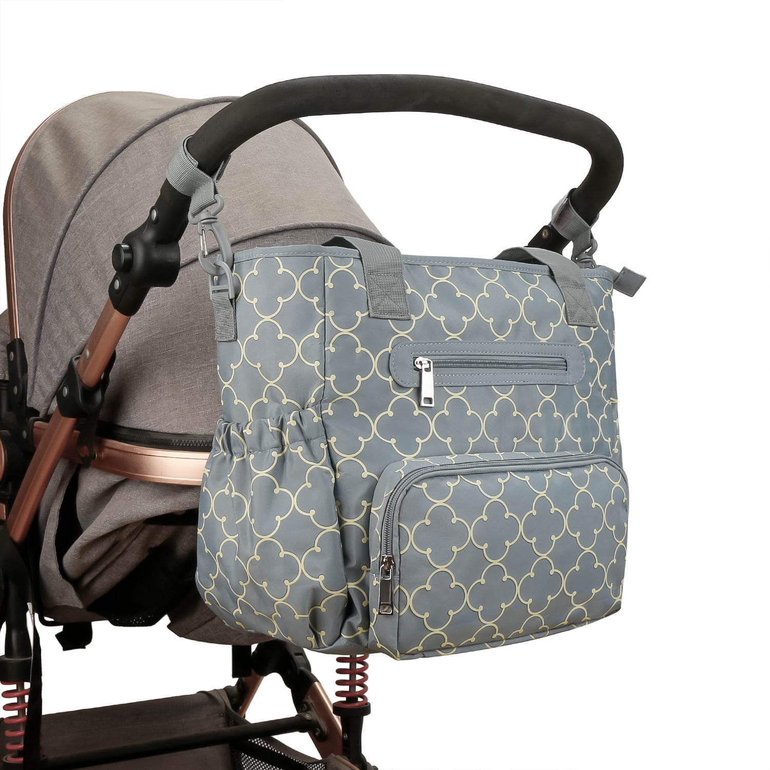 SPEKSEE Versatile Large Capacity Mommy Bag Diaper Tote with Multiple Accessories for Outdoor Use