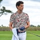 thumbnail image 3 of Balery Daisies Flowers Camisa Polo de Hombre con Estampado, de Manga Corta y Tejido Medio, Camisa Tipo Golf Polo-Large, 3 of 6