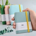 thumbnail image 3 of Kafsov A6 Horizontal Notebook - Thickened Paper, Multi-Functional Design, Hard Leather Cover Sky Blue, 3 of 5
