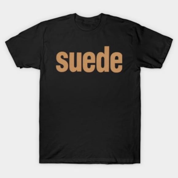 Suede Band Logo Britpop Glam Rock Music Fan Graphic Design Art Unisex T-Shirt, sizes up to 3XL