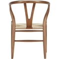 thumbnail image 2 of walnut/natural Dining Chair, Wood-cord chair with solid wood, 2 of 4