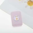 thumbnail image 5 of Unique Bargains 1 Set Contact Lens Case Contact Lens Container Contact Lens Carrier Winter Bird Pattern 1.77"x2.48"x1.1" Strawberry Pink, 5 of 5