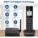 thumbnail image 5 of LS6331-2 - Teléfono inalámbrico expandible, 2 teléfonos con transmisor DECT 6.0 para Montaje en coutadora/Pared, conexión Bluetooth a la célula, Altavoz de teléfono dúplex Coleto, teléfono, 5 of 5