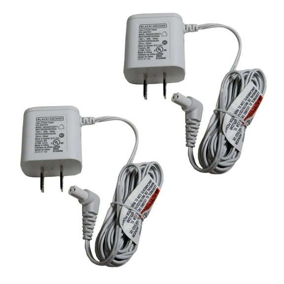 Black and Decker Vacuum 2 Pack of Genuine OEM Chargers - 5140197-66-2PK